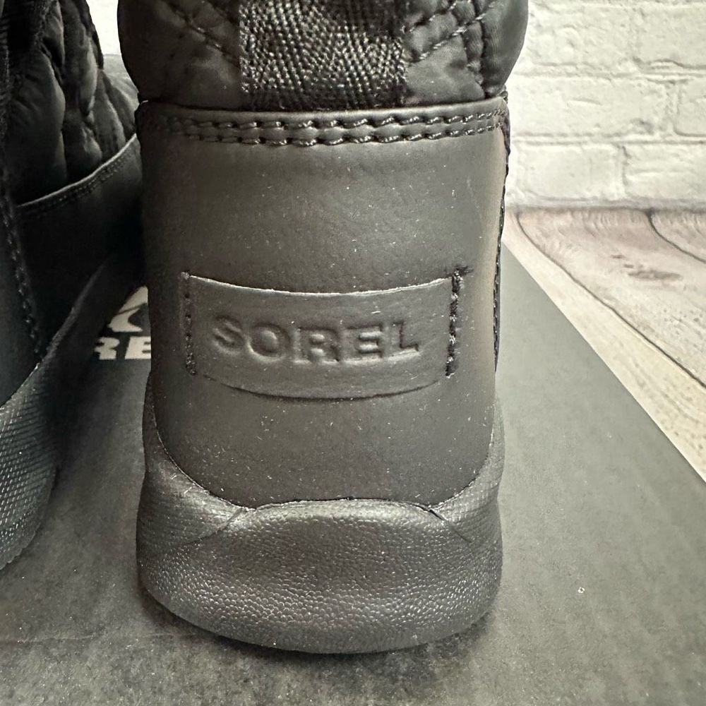 Sorel Whitney II Tall Lace Up Boot Waterproof & Insulated Black 6.5 NEW - Picture 7 of 9